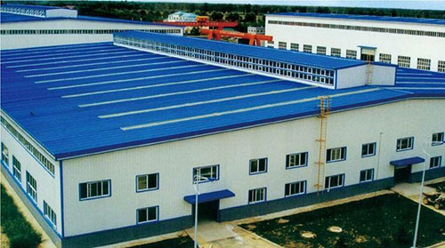 彩鋼聚脲防腐涂料(圖1) 彩鋼板屋面噴涂聚脲防腐涂料案例